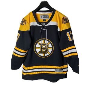 Boston Bruins Lucic 17 Reebok Jersey NHL Hockey youth size large XL